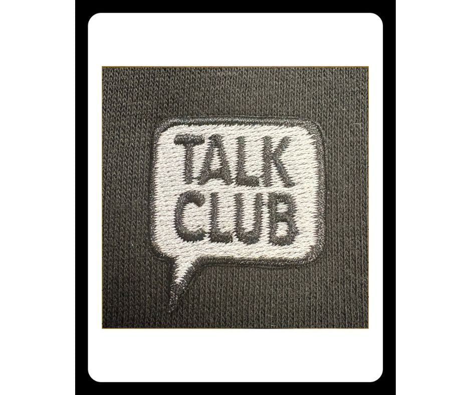 Talk Club Jumper with stiched logo