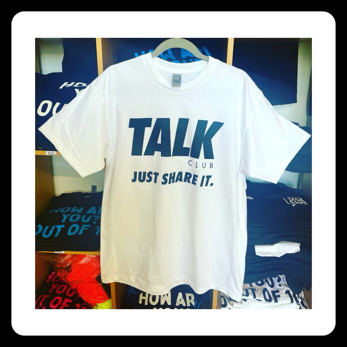 "Just Share It" Talk Club Tee