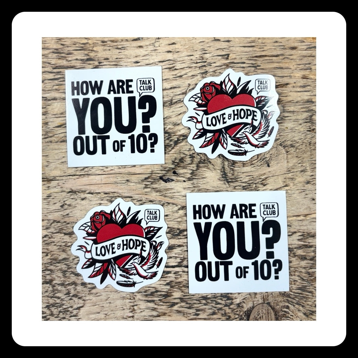 Talk Club Fridge Magnets (4 in each pack)